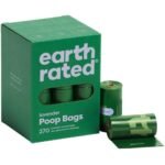 Earth Rated Poop Bags for Dogs, Guaranteed Leak Proof And Extra Thick Waste Bag Refill Rolls, Lavender Scented, 270 Count