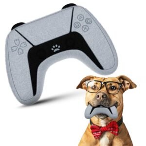 Funny Dog Toys With Squeaker - Funny Cute Video Game Controller Dog Toys - Puppy And Dog Toys for Small, Medium And Large Dogs - Dog Birthday Gifts - Funny Dog Toys