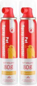 Corrector Spray Dog Trainer, 80ml 2 Pack Corrector Spray for Dogs to Stops Barking, Jumping Up Attacks & Unwanted Dog Behaviour Humane Effective