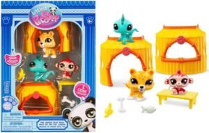 Littlest Pet Shop Zestaw Dżungla 3 figurki [FIGURKA]