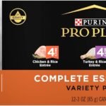 Purina Pro Plan Gravy, High Protein Wet Cat Food Variety Pack, Complete Essentials Chicken and Turkey Favorites - (2 Packs of 12) 3 oz. Cans