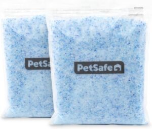 PetSafe ScoopFree Odor Control Crystal Cat Litter, Fresh Scent, 4.3 Lb Bag, Pack of 2