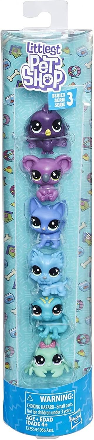 Littlest PetShop Mini Scale Tube Pets Kitty Dog Crab Pet Shop and More
