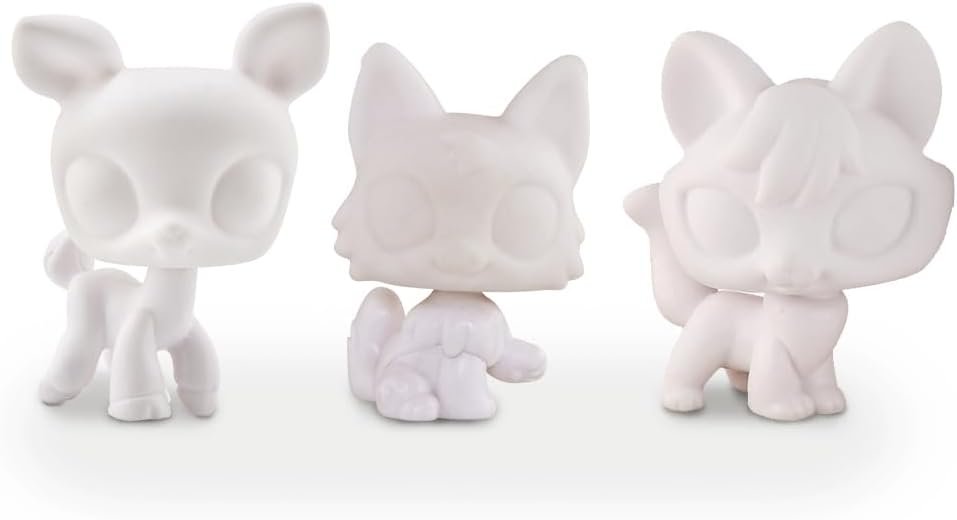 for LPS Pet Shop White DIY Base - Design Your Own Custom Pet Figure Craft Kit for Collectors and Kids Ages 3-18 Holiday Birthday Gift Toy Accessory (C14)