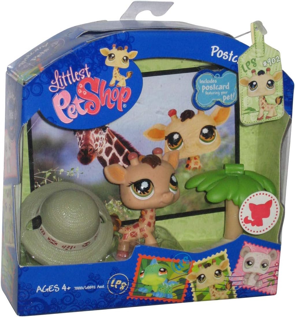 Littlest Pet Shop Postcard Pets Giraffe #902
