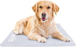 The Green Pet Shop Dog Cooling Mat Cover - Large, Cloud - Protect Your Cool Pet Pad from Dirt & Damage - Machine Washable